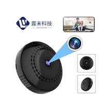 Wezone Siyah Kablosuz 1080p Hd Güvenlik Kamerası - Ev Ve Spor İçin Taşınabilir Ağ Kameralı