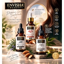 3'lü Saç Bakım Yağı Seti Biberiye 20 Ml + Tatlı Badem 30 Ml + Yılan Yağı 30 Ml Rosemary Oil Saç Ve Cilt Bakımı Damlalıklı Cam Şişe