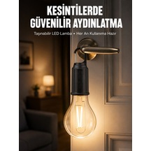 Şarjlı Aydınlatma Ampul Tasarımlı Ambians Işık Askılı Kamp Lambası Tkdytgs8d5dgcys27lg