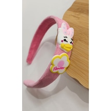 Monalisa Home Lüks Göserişli Figürlü Taç Koyu Pembe
