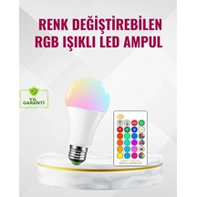 Lb Rgb Uzaktan Kumandalı Led Ampul 16 Renk Dekoratif Aydınlatma