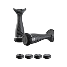 7go 7gmg4 Sıcak Kompresli Masaj Tabancası 4 Başlık, 4 Kademe, Sessiz & Derin Masaj, 1500mah Şarjlı Siyah