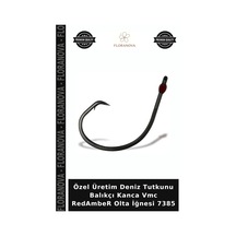 Özel Üretim Deniz Tutkunu Balıkçı Vmc Redamber Olta İğnesi 7385 No:7-0 - 4lu