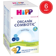 Hipp 2 Organik Combiotic Devam Sütü 6+ Ay 6 x 800 G