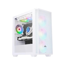 Powerboost Pb-p2252bw Argb Gamıng Mıd-tower Pc Kasası Beyaz