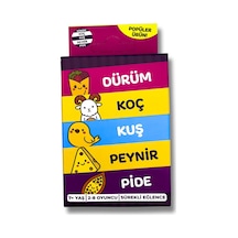 Molfy Çabuk Reflex Kutu Oyunu Dürüm Koç Kuş Peynir Pide Kart Oyunu Oyun Parti Eğlence Aile Arkadaş Oyunu
