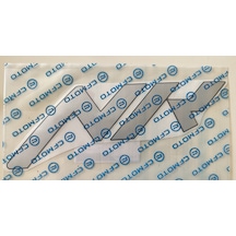 250nk Benzin Deposu Sol Panel 'nk' Sticker Beyaz