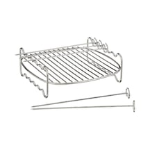 Airfryer Xxl Izgara Teli, 21,5 Cm Paslanmaz Çelik 5 Adet Şiş