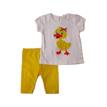 Cebeciticaret Kız Bebek Ikili Taytlı Takım Pembe