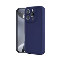 Newface Apple İphone 16 Pro Kılıf Viera Silikon - Lacivert