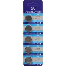 Pm-9536 Cr2025 3 Volt Lityum Pil 5'lı Paket