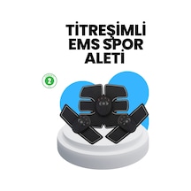Evde Spor İçin Orijinal Ems Kas Çalıştırma Aleti 2025 Titreşimli Seri Siyah