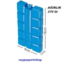 Mygeppetobag Buz Aküsü Kasedi Ice Box Soğuk Tutucu Buz Aküsü 60 Saat Koruma Mavi