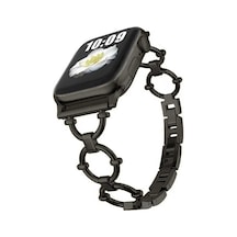 Watch 44mm Uyumlu Krd-56 Metal Zore Kordon-siyah