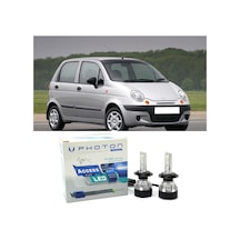 Daewo Matiz Led Xenon Uzun + Kısa Far Ampulü H4 Access Yeni Seri Beyaz