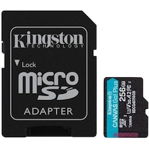 Kıngston 256gb Canvasgo+ Sdcg4/256gb Mıcro-sd Hafıza Kartı