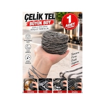 Paslanmaz Çelik Bulaşık Ovma Teli Büyük Boy 1 Adet - 930185127