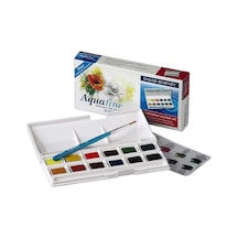 Daler Rowney Aquafine Tablet Sulu Boya Seti 12li 1/2 Tablet