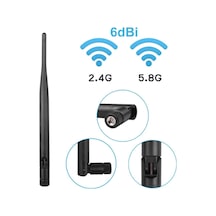 6dbi Sma Erkek Anten Dikey 20cm Rf Wifi Sinyal Kuvvetlendirici 2.4ghz 5.8ghz 2g 3g 4g