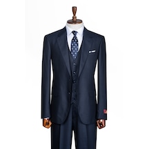 İlayda Emir Luxury, İtalyan Kesim, Slim Fit, Blazer, Çizgili, Erkek Takım Lacivert İlayda Emir Luxury, İtalyan Kesim, Slim Fit, Blazer, Çizgili, Erkek Takım Lacivert