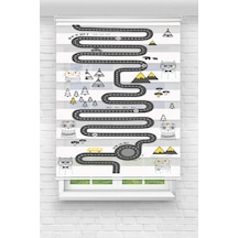 Perdeoutlet38 Baskılı Renkli Yol Dijital Baskılı Zebra Perde-cocuk Odası-stor Perde Model:tyc739ca50f9a4d7ed3e8c800 Çok Renkli
