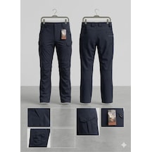 Taktik Taktikal Outdoor Takım Pantalon Gömlek Spor Dış Mekan %100 Su Geçirmez Softjel Lacivert