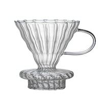 Epinox Coffee Tools Marka Cam Kahve Demleme Cam Kulp Şeffaf