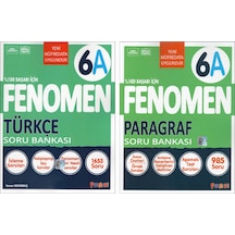 Fenomen 6.sınıf 6a Türkçe+6a Paragraf Soru Bankaları 2 Kitap