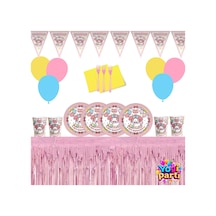My Melody 8 Kişilik Doğum Günü Seti Kız Doğum Günü Konsepti Parti Malzemeleri Tüm Yaşlar