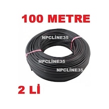 100 Metre Otomobil Kamyon Otobüs Minibüs Tır Ses Kablosu Siyah