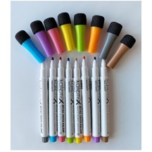 Yazı Tahtası Kalemi- 8 Renk Mıknatıslı Kalem Seti
