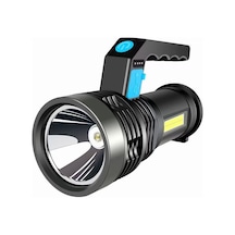 Monyee Led El Feneri, Yüksek Parlaklık, Çift Işık Kaynağı, Yan Lambalı, Dış Mekan Ve Ev Kullanıma Uygun, Şarj Edilebilir 1200mah/800mah Pil Seçeneği Çok Renkli