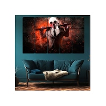Maskeli Ve Takım Elbiseli Adam - 5 Parçalı Tablo Görsel - 702503559 Görsel