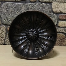 Dilimli İşlemeli Bakır Hamam Tası Bakır