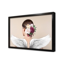 Melek Kanatlı Kadın Çerçeveli Mdf Tablo-172138