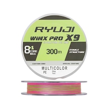 Ryuji Winx Pro X8+1 X9 300m Multicolor Örgü - İp Misina 0.20mm 18kg