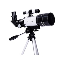Lizer 150X Uzay Gezegen Ay Yıldız Doğa Gözlemi için Tripodlu Astronomik Teleskop