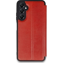 Samsung Galaxy Uyumlu A05s Kılıf Flip Cover - Kırmızı Bzsxx00 1