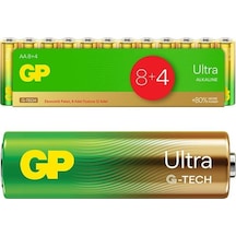 Gp G-tech 8+4 12li Paket Aa Alkalin Kalem Pil 12 Adet Pil