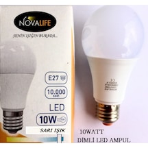 Led Ampul 10watt Ayarlanabilir Dimli Sarı Led Ampul Gün Işığı E27 Led Ampul 10 Watt