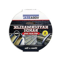 Kaydırmaz Bant, 25mm X 15m, Siyah, Çok Amaçlı Kullanım