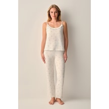 Suwen Nude Atlet Pantolon Pijama Takımı Sh26615660a338 Ekru
