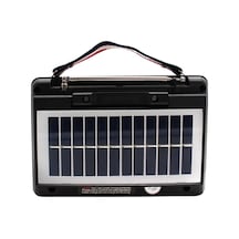 Mey İthalat Ktf-1428 Nostaljik Solar Enerjili Bluetooth Speaker Radyo, Sd/usb Mp3 Çalar, Güçlü Taşınabilir Hoparlör