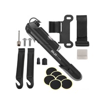 Dofolink Gıyo Bisiklet Lastik Tamir Seti: Presta-schrader Valfler İçin 120psı Minyatür Hava Pompa, Tamir Yama Ve Araçlar