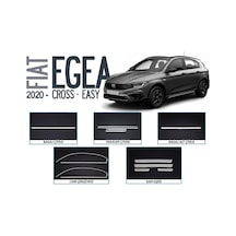 Omsa Fiat Egea Cross Easy Krom Aksesuar Seti 18 Parça 2020 Ve Sonrası