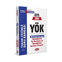 Data Yayınları 2024 YÖK Üst Kuruluşları ile YÖK Personeli GYS Tamamı Çözümlü Soru Bankası