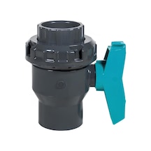 Ø90 Mm Tek Rakorlu Upvc Küresel Su Vanası