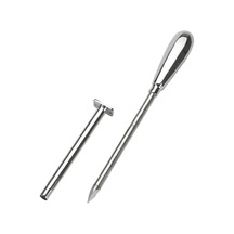 Trokar 12 cm  Krom Kaplamalı 2 Kanüllü ve Metal Kulplu