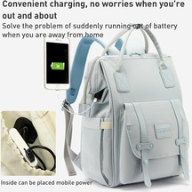 Flybuy Ve Usb Fonksiyonlu Çok Cartoon Çantası Bebek Bear Anne - Ew Çok Renkli