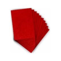 A4 Boy Keçe 10 Lu 1 Paket. - Kırmızı